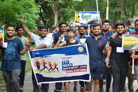 Fit India Movement – Walkathon and Fitness Pledge | IIM Nagpur