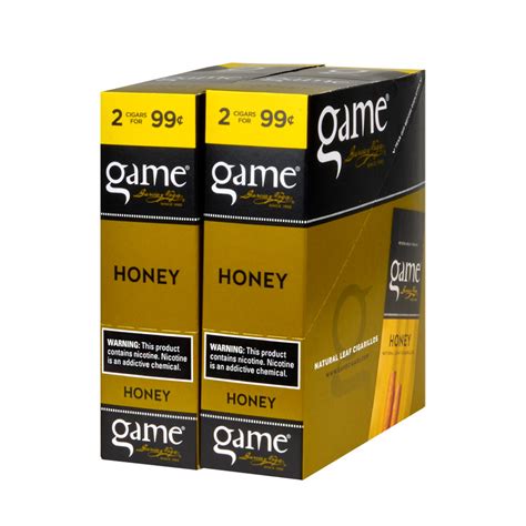 Game Vega Cigarillos Honey Gold Foil 2 For 99 Cents 30 Pouches Of 2