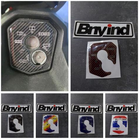 STICKER EMBLEM TUTUP KUNCI KONTAK SONIC 150 R CB 150 R TIMBUL Lazada