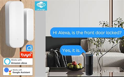 WiFi Door Sensor Smart Linking Window Touch Sensor Compatible With