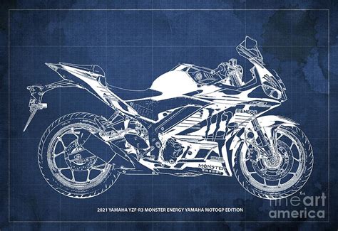 2021 Yamaha Yzf R3 Monster Energy Yamaha Motogp Edition Blueprint