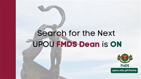 Search For The Next Upou Fmds Dean Is On University Of The