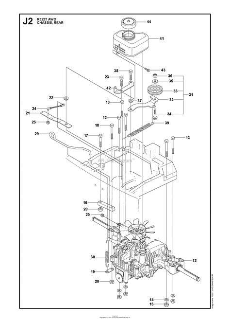 Husqvarna R322t Awd 966785801 2012 03 Parts Diagram For Chassis Lower