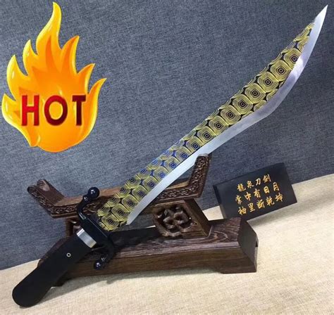 Handmade Chinese Sharp High Manganese Steel Wushu Sword Kungfu Da Dao