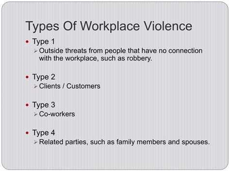 Workplace Violence Training