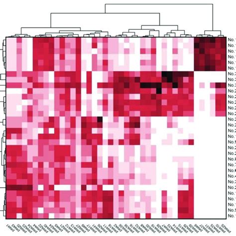 Hierarchical Clustering Analysis Hca With A Heatmap From Original And