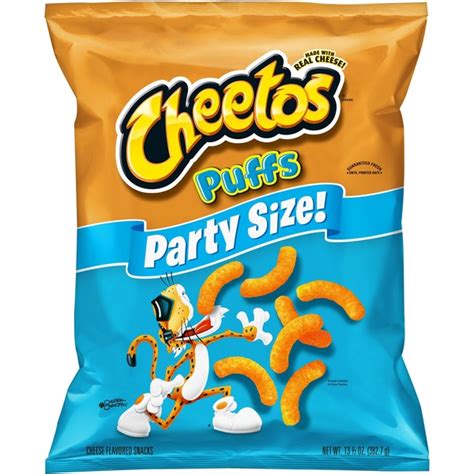 Cheetos Puffs Party Size Cheese Flavored Snacks Smartlabel™