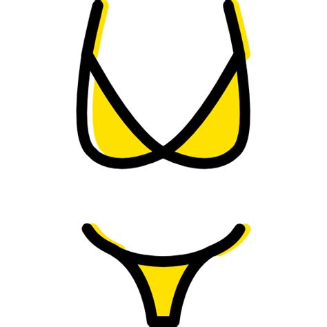 Bikini Basic Miscellany Yellow Icon