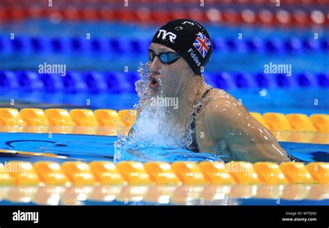 Great Britains Louise Fiddes In The Womens 100m Breaststroke Sb14