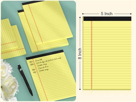 Amazon Small Yellow Legal Pads 58 12 Pack College Ruled