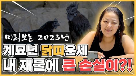 2023년 계묘년 닭띠 신년운세 Youtube