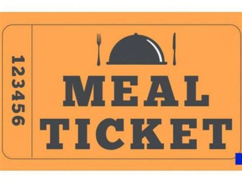 Ticket Clipart Meal Ticket Meal Transparent Free For Download On