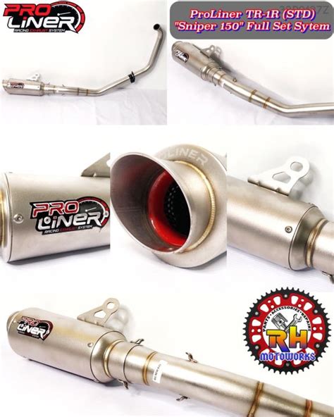 Sniper 150 155 PROLINER STD TR 1R Full Sytem Exhaust Pipe Lazada PH