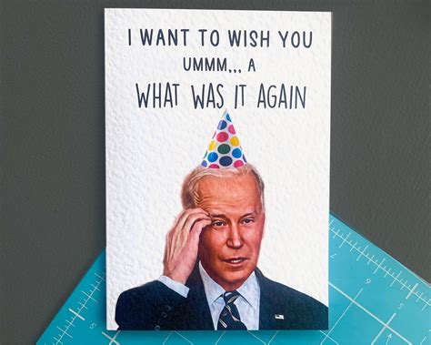 Joe Biden Birthday Greeting Card Funny Politician Card American ...