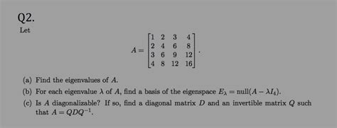 University Linear Algebra Eigenvalues And Eigenvectors How Do I