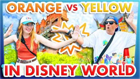 Allears Tv Disney World Yellow Vs Orange Challenge Allears Net