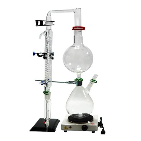 Vevor 2l Essential Oil Distillation Apparatus Lab Glassware