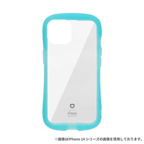 【iphone15 Plus ケース】iface Reflection Neo 強化ガラスクリアケース クリアブルー Iface