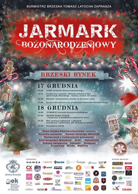 Jarmark Bo Onarodzeniowy W Brzesku Program Region Tarnowski