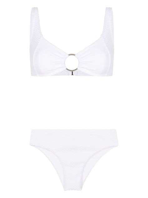 Amir Slama Ring Embellished Bikini Farfetch