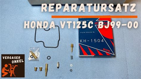 Reparatursatz Honda VT125C BJ 99 00 ausführlich erklärt vom