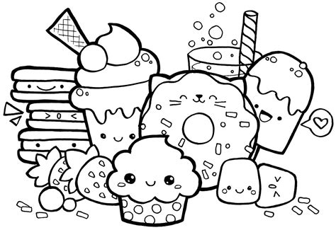 50+ Desenhos de Kawaii para colorir | Como fazer em casa