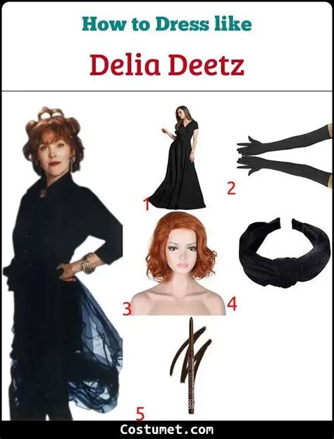 An Image Of How To Dress Like Delia Deetz From The Movie Hochte