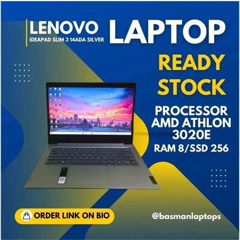 Jual Laptop Lenovo Ideapad Slim Amd Athlon Ram Gb Small Frame Pakai