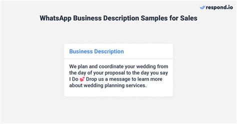 WhatsApp Business Description Sample and Best Practice [July 2023]