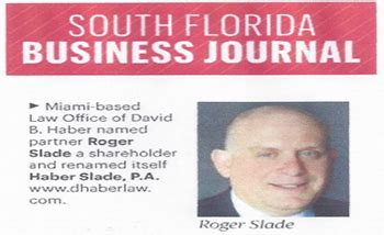 SOUTH FLORIDA BUSINESS JOURNAL | Haber law