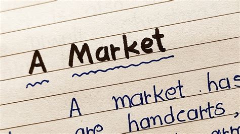 A Market Essay In English Essay Writing On Market Aj Pathshala Market