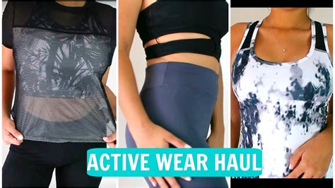 active wear haul boohoo youtube