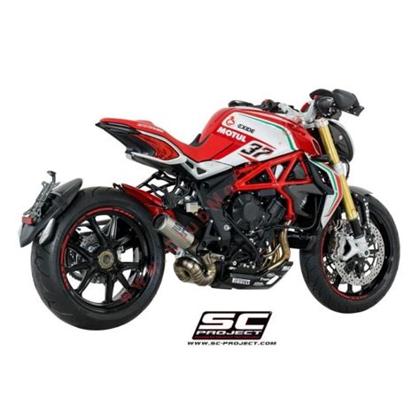 Escape Sc Project Cr T Titanio Para Mv Agusta Brutale Dragster