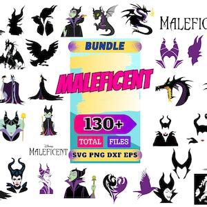 Maleficent SVG Bundle Maleficent Clipart Maleficent Png Maleficent