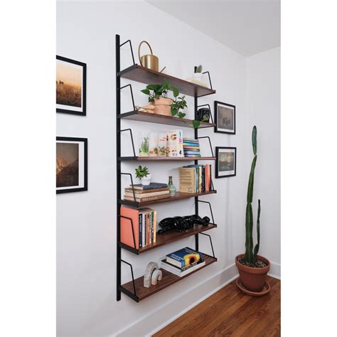 Modern Wall Mounted Bookshelf Etsy