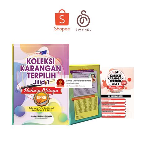 Ready Stock Buku Contoh Karangan Bahasa Melayu Pksk Terpilih Cikgu