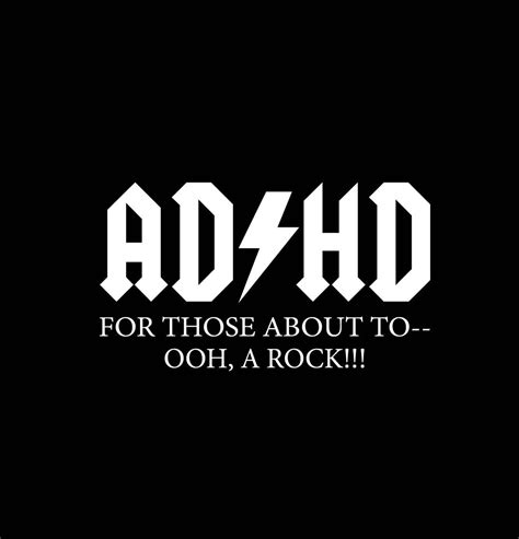 Adhd For Those About Toooh A Rock T Shirt Etsy