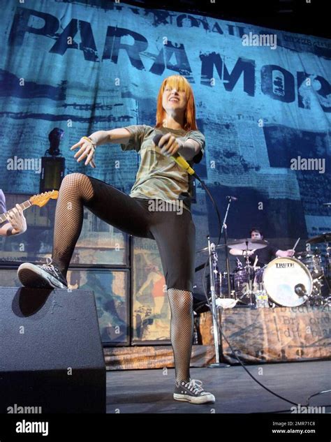 Paramore Lead Singer Hayley Williams Rocks Her Trademark Red Hair Live