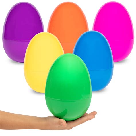 Buy Prextex Fillable Plastic Jumbo Giant Pieces Easter Egg