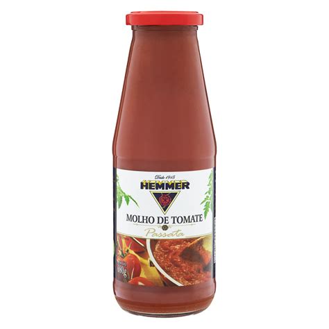 Molho De Tomate Passata Hemmer Vidro G Clube Extra