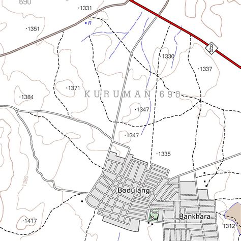 2723ad Kuruman Map By Chief Directorate National Geo Spatial