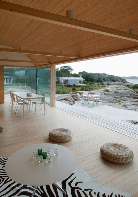 Summer House On Stilts By Mats Fahlander Nestles Into A Swedish Fjord