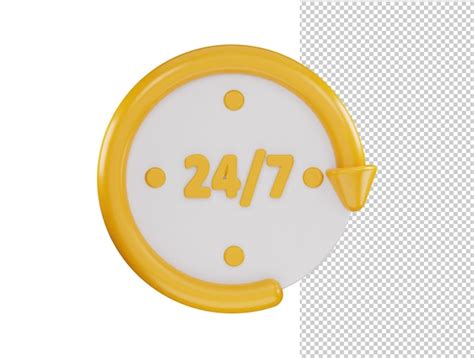 Horas Temporizador Reloj Icono D Renderizado Vector Ilustraci N