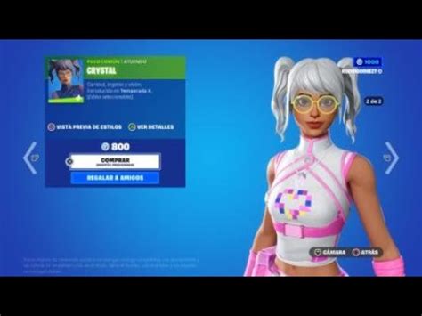 TIENDA DE OBJETOS Atuendo Skin CRYSTAL Fortnite Agustín te