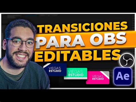 Transiciones Con Tu LOGO EDITABLES En AFTER EFFECTS Para OBS Mejora