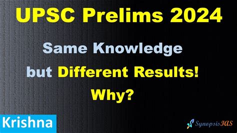 UPSC Prelims Last 15 Days Same Knowledge But Different Results Why