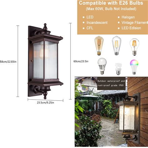 Светильник для наружного освещения Outdoor Sconce Wall Lanterns Large ...