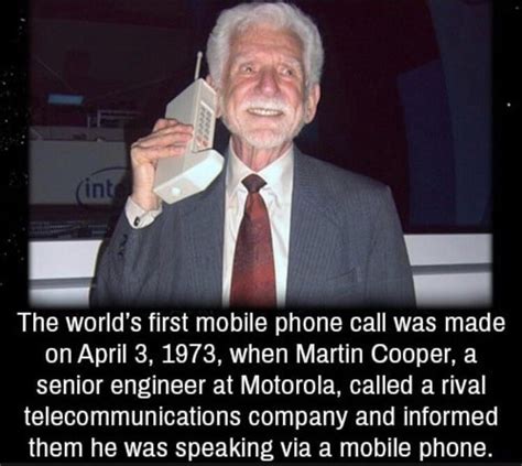 The First Mobile Phone Call 9GAG