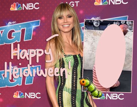 Heidi Klums Epic Halloween Costume Will Make You Squirm Perez Hilton