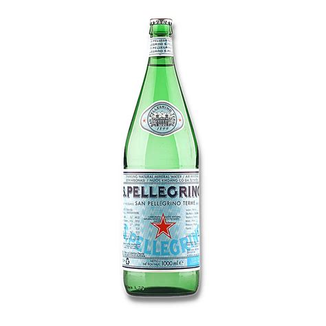 San Pellegrino Sparkling Natural Mineral Water X L Glass Bottle